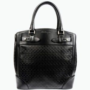 Salvatore Ferragamo Embossed Leather Bag